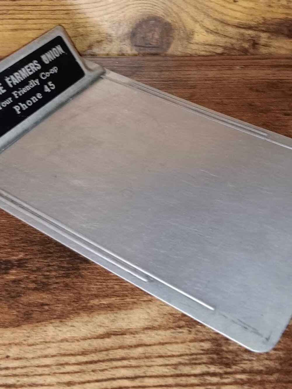 Vintage Navarre Farmers Union Your Friendly Co Op Clipboard
